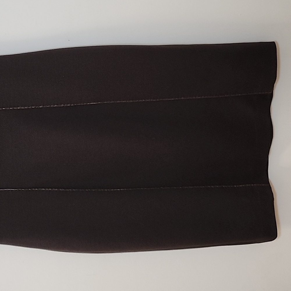Kay Unger New York cocktail dress Chocolate Brown Sz 6 - Picture 7 of 16